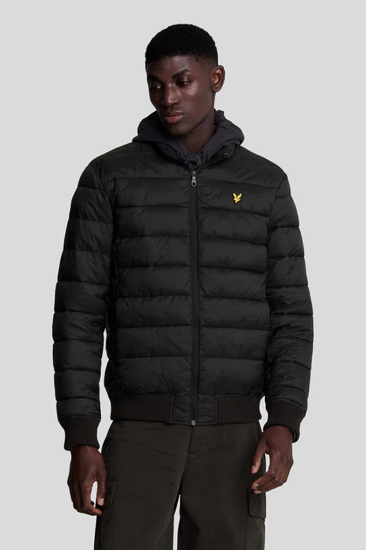 FUNNEL NECK WADDED JACKET