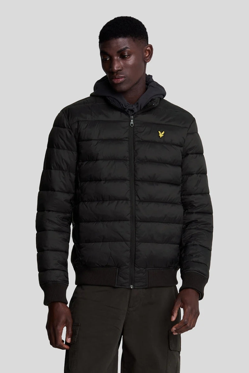 FUNNEL NECK WADDED JACKET