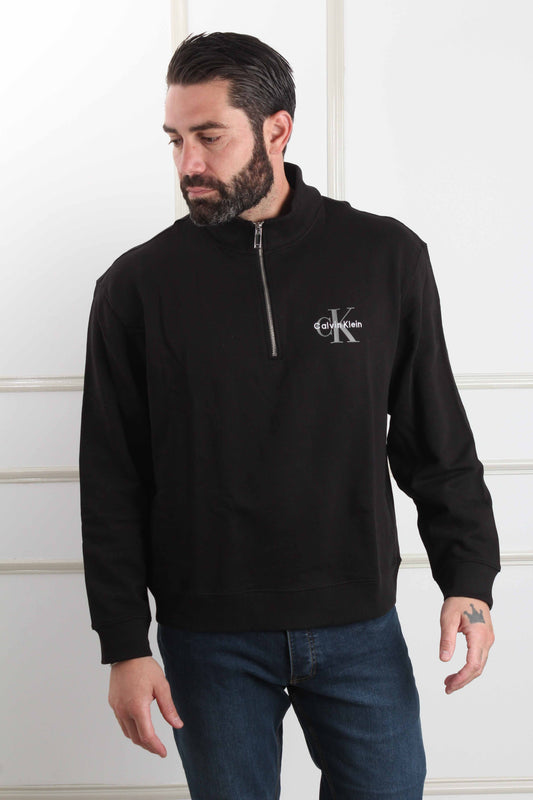 MONOGRAM SWEATER HALF ZIP
