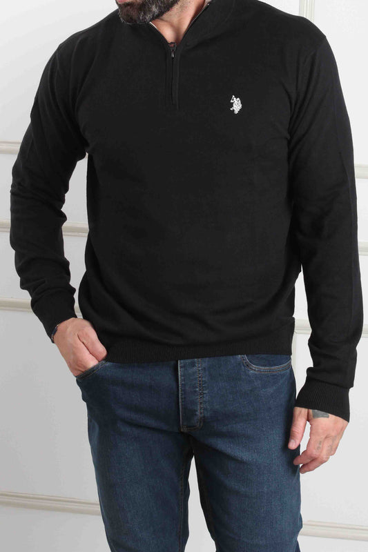 KNITTED TOP HALF ZIP PRO