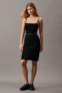 LOGO TAPE STRAPPY DRESS