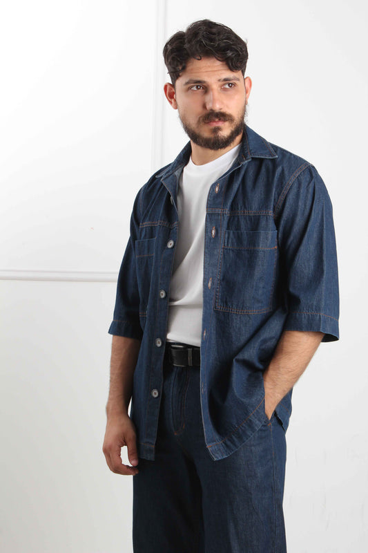 300-25-AMORRO OVERSHIRT DENIM