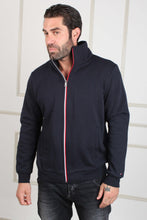 Load image into Gallery viewer, GLOBAL STRIPE SWEATER ZIP