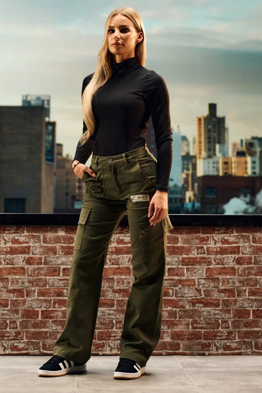 STRAIGHT LEG CARGO PANTS