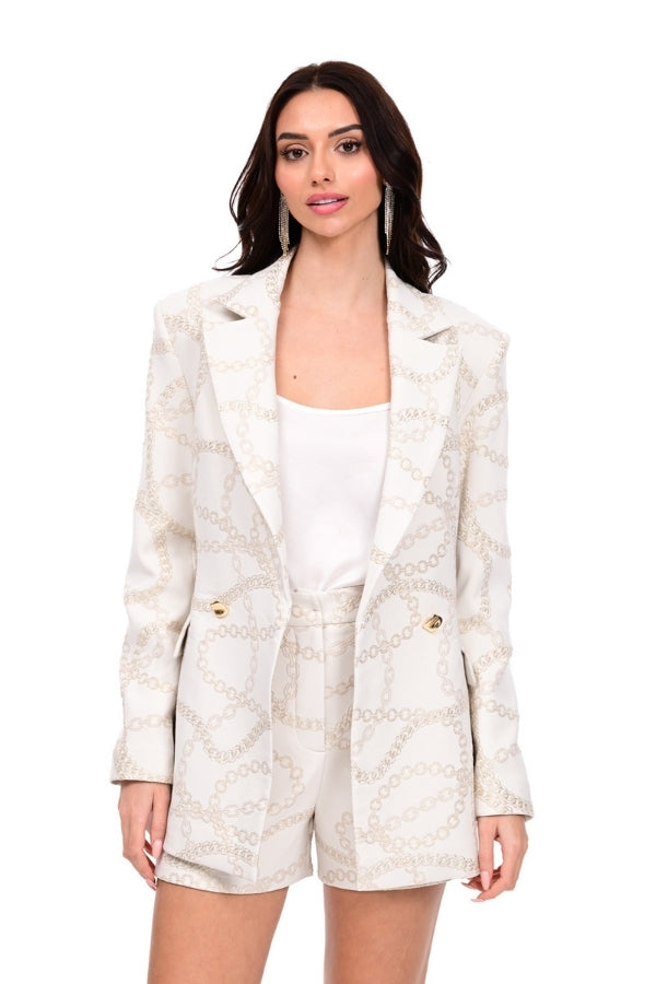 JACKET WITH CHAINS