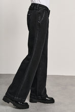 Load image into Gallery viewer, SERENA DENIM TROUSERS BLACK
