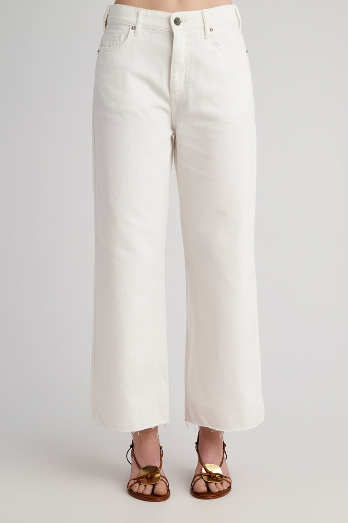 ZOE CROPPED DENIM TROUSERS