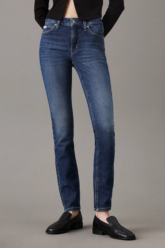 TROUSER JEANS MID RISE SKINNY