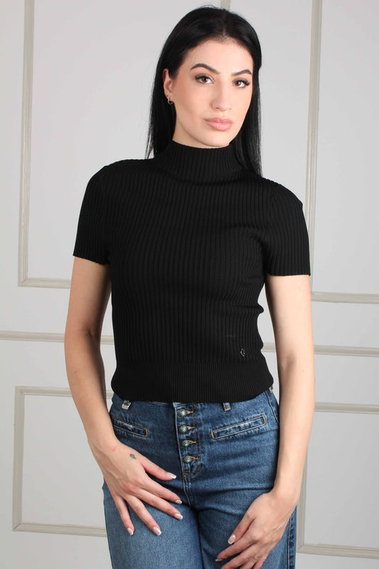KNITTED TOP JAYLA MOCK NECK