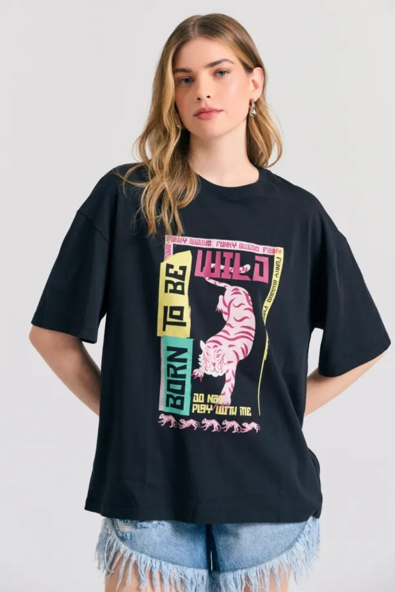 T-SHIRT KM WITH PRINT