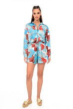 Load image into Gallery viewer, SATIN LEAF PRINT SHORTS