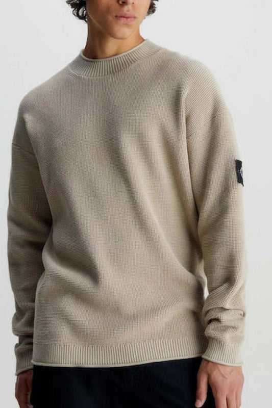 BADGE RELAXED KNITTED TOP