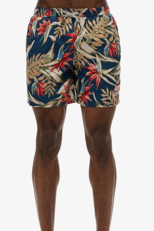 HAWAIIAN PRINT SWIMSUIT