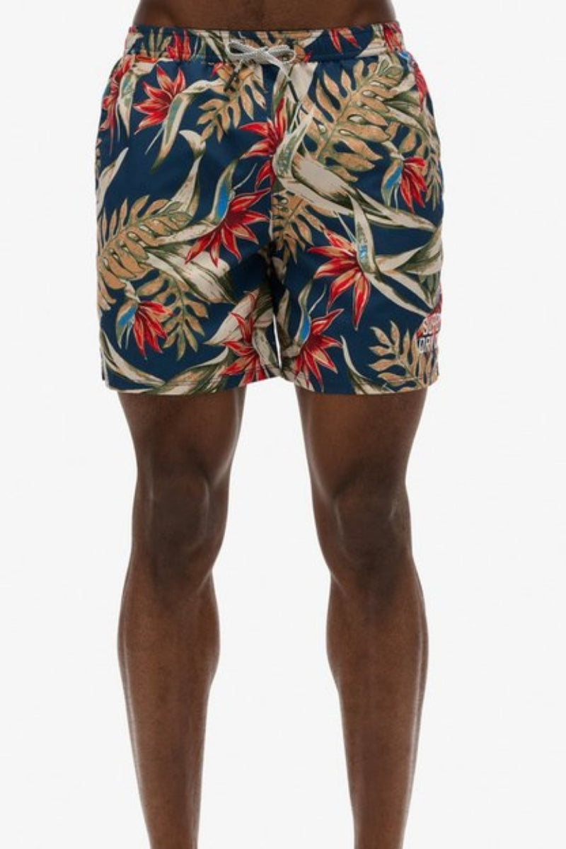 HAWAIIAN PRINT SWIMSUIT
