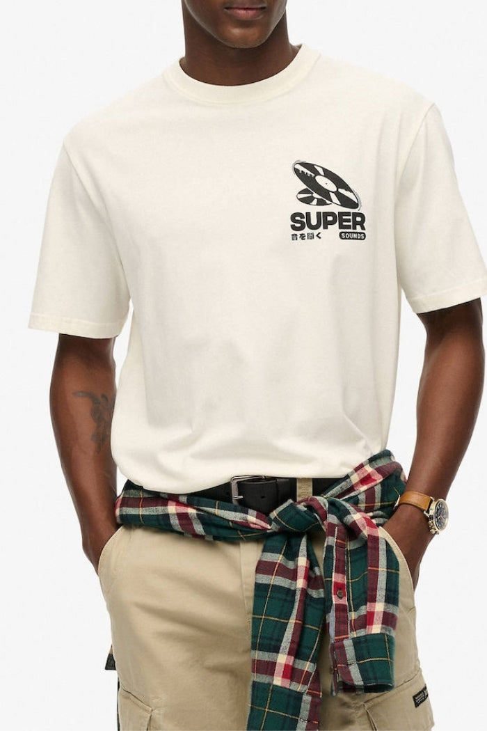 RECORD LABEL OVERSIZED TEE