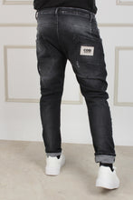 Load image into Gallery viewer, DENIM TROUSERS BLACK MAGGIO 6