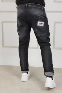 DENIM TROUSERS BLACK MAGGIO 6