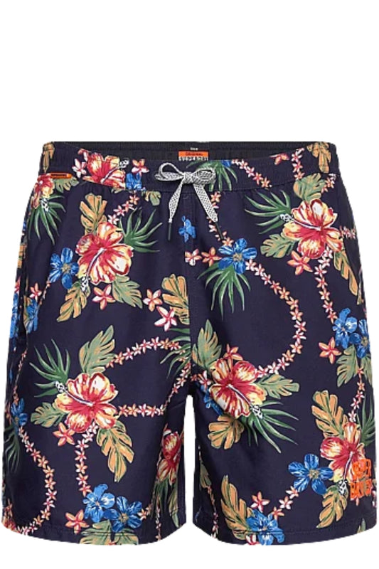 HAWAIIAN PRINT SWIMSUIT