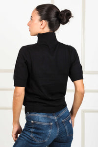 KNITTED TOP HIGH NECK