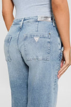 Load image into Gallery viewer, ZOYA WIDE LEG CROP DENIM PANTS