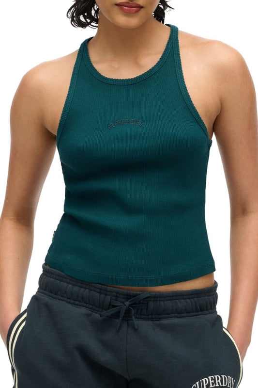 ESSENTIAL LOGO RACER VEST TEE