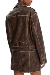 CHARLENE OVERSIZE BIKER LEATHER