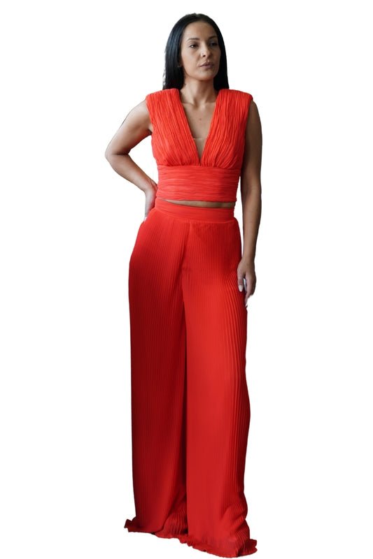 TROUSER PLISSE MOUSELINA