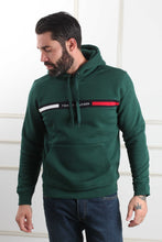 Load image into Gallery viewer, HILFIGER CHEST INSERT HOODIE