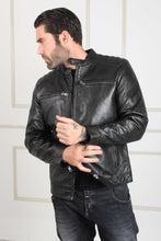 Load image into Gallery viewer, CHARLES SHEEP NAPPA LEATHER JACKET