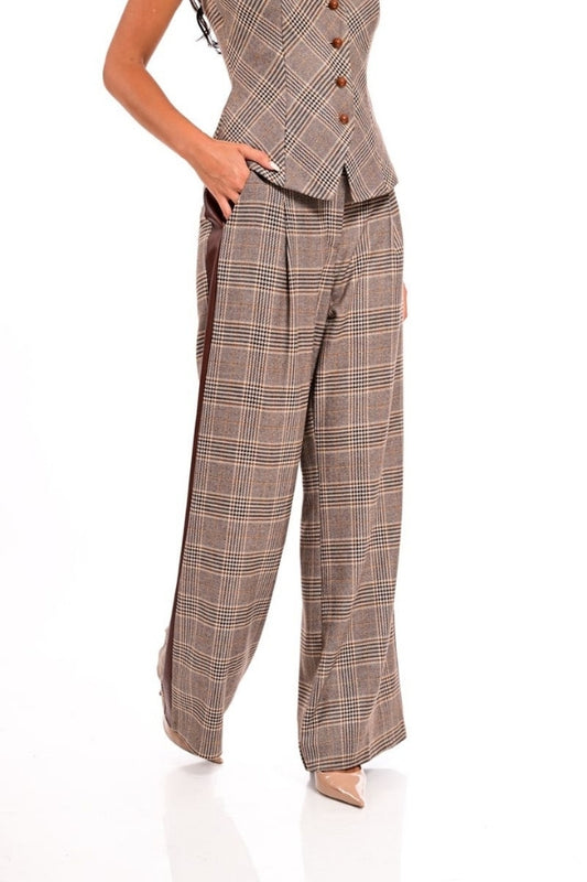 PLAID PANTS