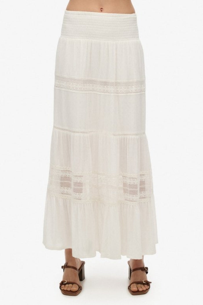 IBIZA LACE MIX MAXI SKIRT