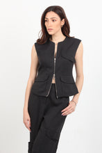 Load image into Gallery viewer, ZIP SAFARI VEST