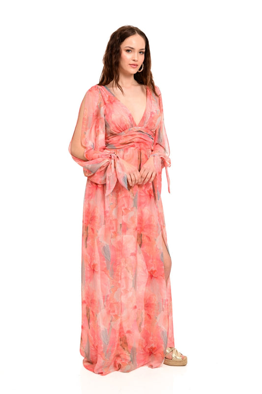 DRESS LONG PRINT