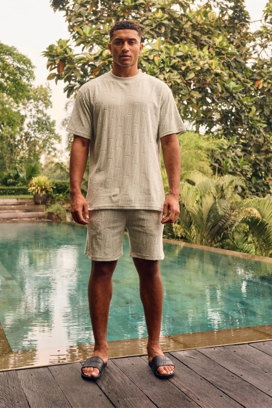SHORT MONOGRAM TOWELLING