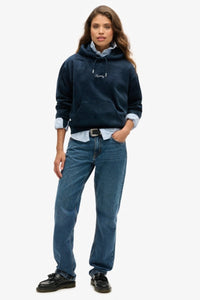 VELOUR LOOSE HOODIE