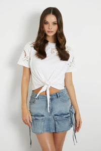 AJOUR LACE TEE