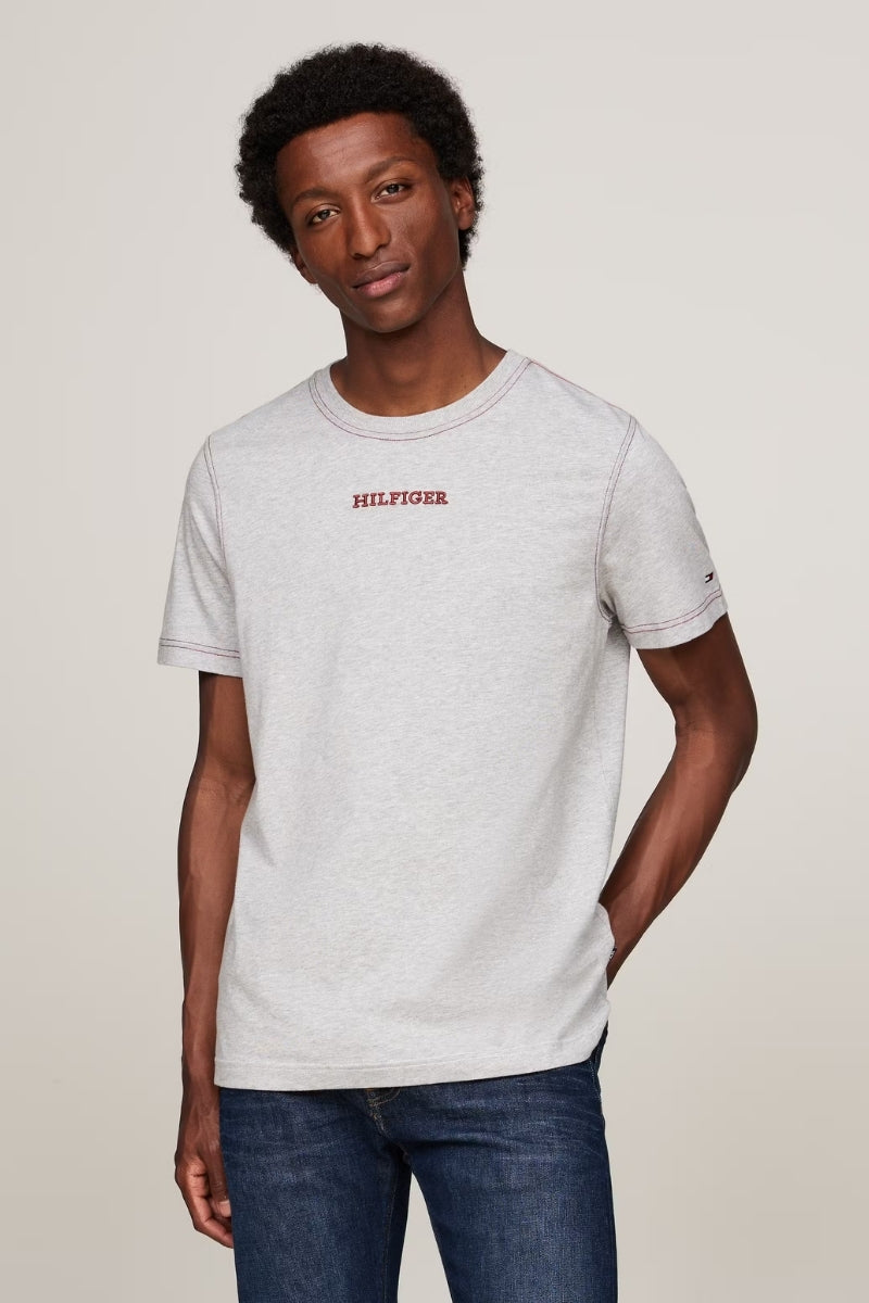 CONTRAST STITCH MONOTYPE TEE