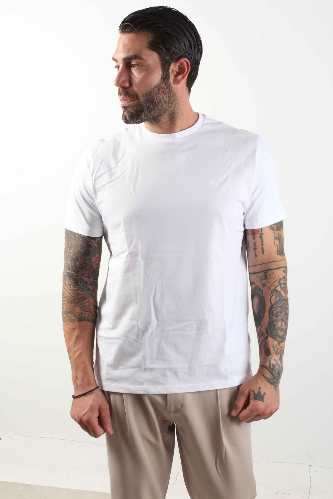 SS SMOOTH SOLID CREWNECK TEE