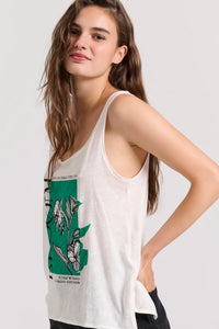 T-SHIRT SLEEVELESS WITH PRINT