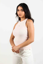 Load image into Gallery viewer, WOVEN LABEL RIB TANK TOP