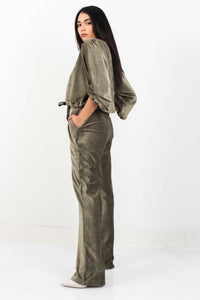 TOP VELVET RIB WITH LUREX