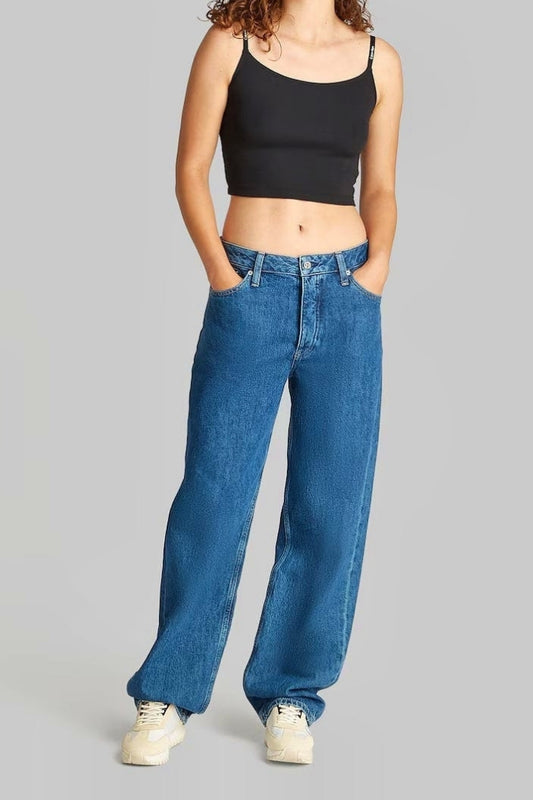 LOGO ELASTIC STRAPPY TOP