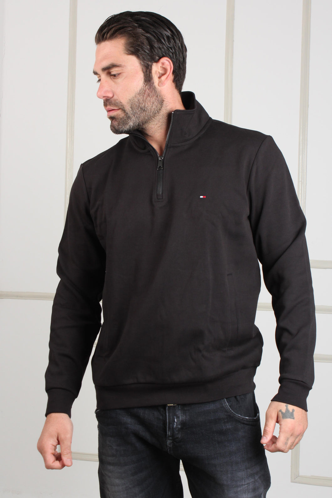 ESSENTIAL INTECHNO SWEATER ZIP 1/4