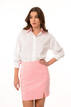 Load image into Gallery viewer, SHIRT WITH SATIN COLLS AND STRASS