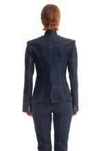 Load image into Gallery viewer, DENIM JACKET WITH ZIP