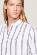 Load image into Gallery viewer, LINEN TRIPLE STRIPE SHIRT