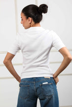 Load image into Gallery viewer, WOVEN LABEL 2X2 RIB POLO