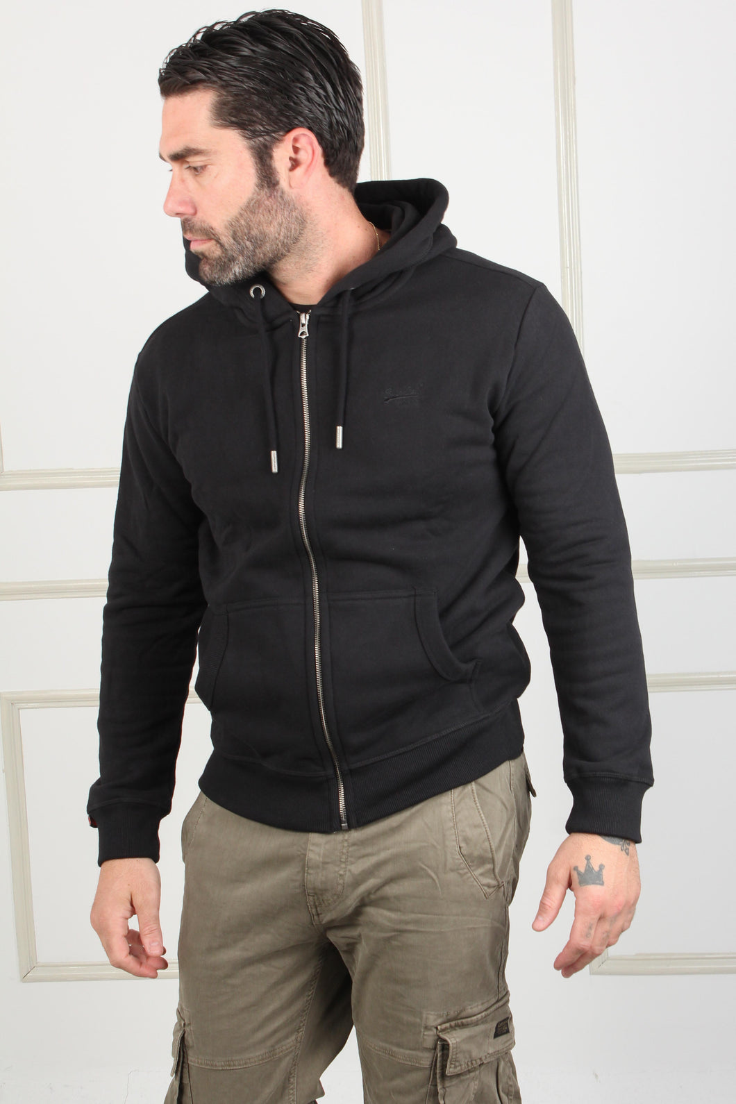 ESSENTIAL LOGO ZIP HOODIE