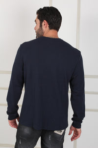 WAFFLE BADGE CREW NECK TEE