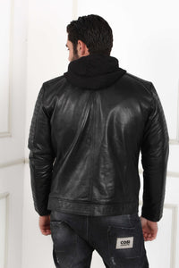 JASON SHEEP VEG LEATHER JACKET